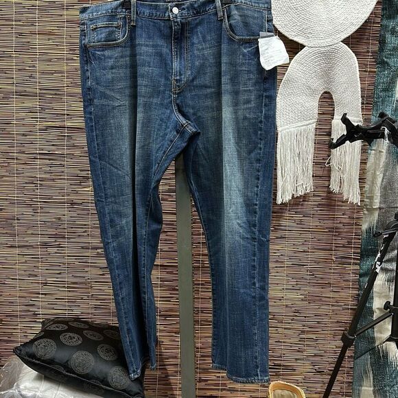 Lucky Brand 181 Relaxed Straight in Lakewood (Lakewood) Men's Jeans Size 42W X 3 - Picture 2 of 3